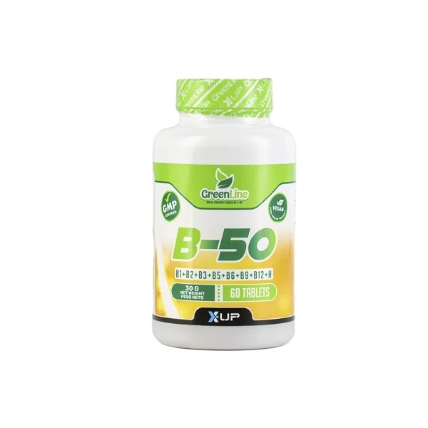 B.50GREENFRONT_1800x1800 ویتامین ب کمپلکس "ایکس آپ" B-50 X-UP - Image 1