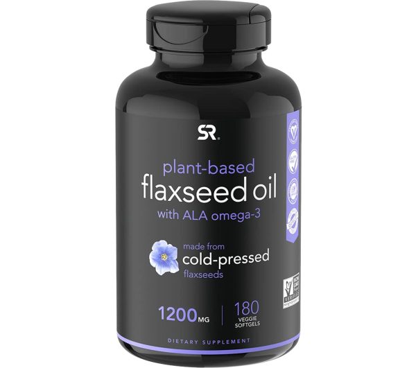 روغن بذر کتان با امگا 3 "اسپورت ریسرچ" Flaxseed Oil & Omega - Image 1